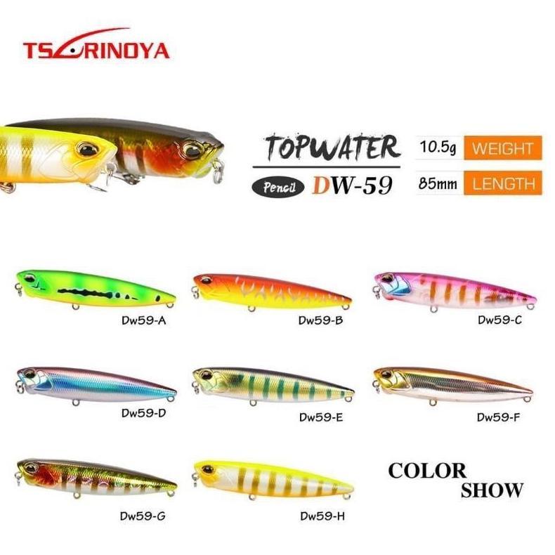 READYGan- Tsurinoya dw59(85mm)top water