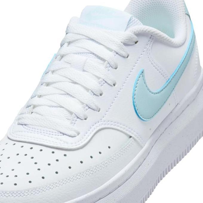Nike Court Vision Alta Womens White/Glacier Blue