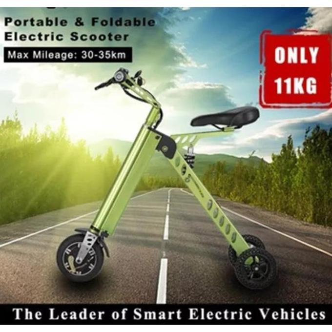 Terlaris Sepeda Lipat Listrik Millennium Roda 3 - Millenium Scooter Electric