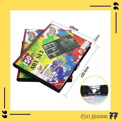 BESTPROMO KRAYON ANAK SET 150 & 86 PCS | PERLENGKAPAN MEWARNAI ANAK |