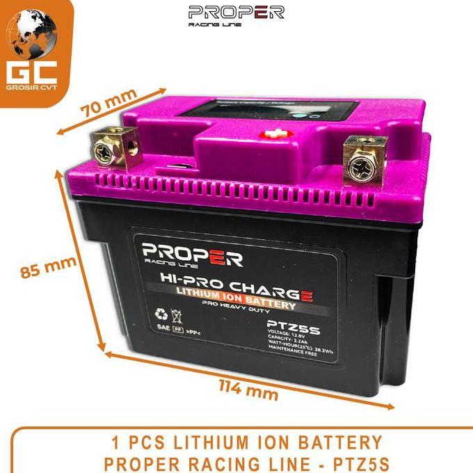 Aki Motor Accu Lithium Ion Battery Mio J M3 S Z Soul Gt Fino Freego Xride Gear Aerox Xeon Vixion Bys