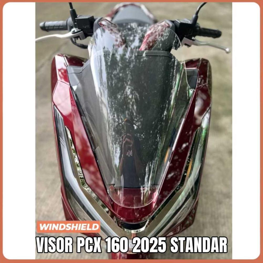 Windshield PCX 160 New 2025 | Visor PCX 160 | Windshield Honda PCX 160 2025 Model Standar Bening