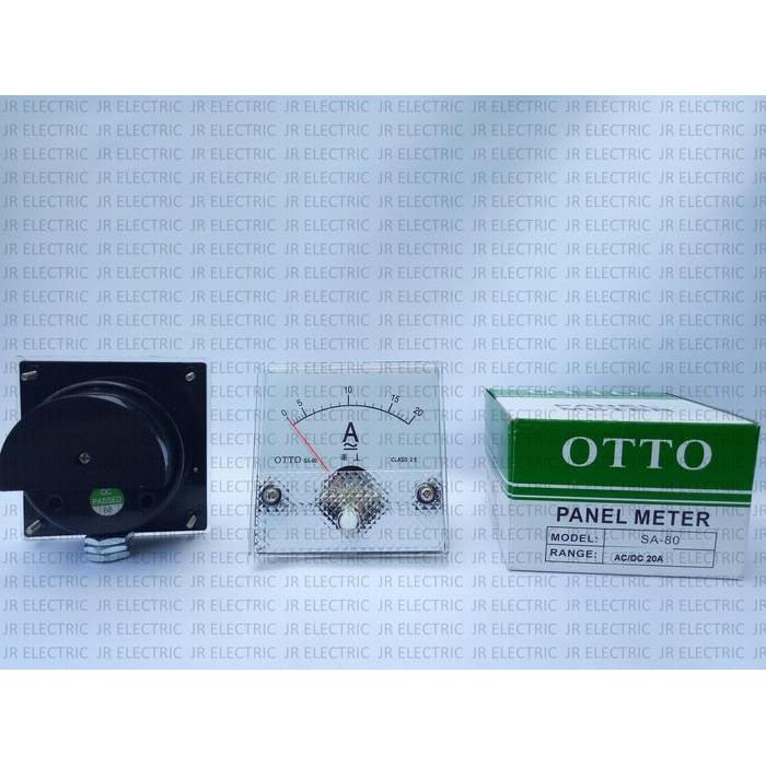 PROMO OTTO Panel Meter / Amper Ampere Volt Meter SA-80 AC/DC 30A 50A 300V