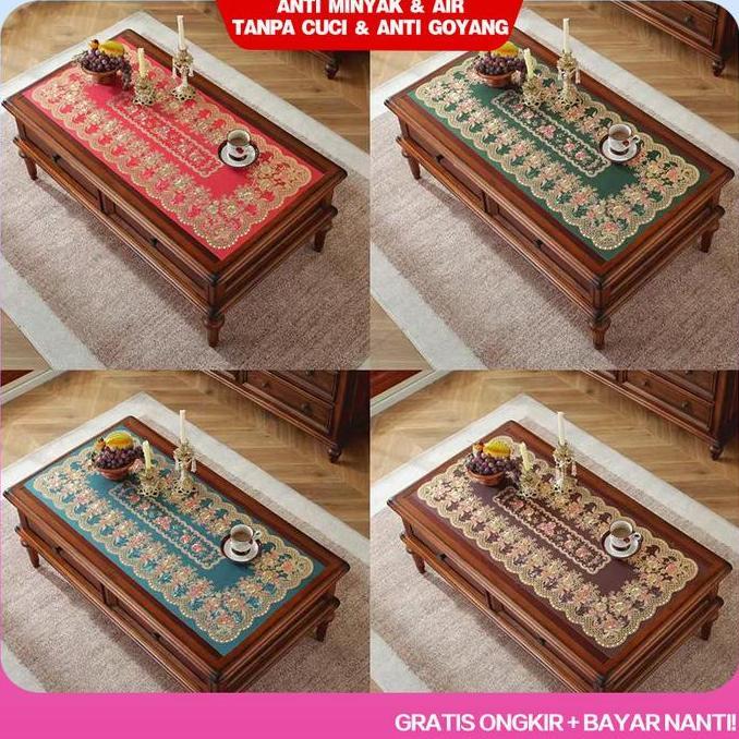 Lansungkirim- <Cod> Loyal Bosque Taplak Meja Tamu / Alas Makan Dengan Kualitas Tinggi Berenda Anti A