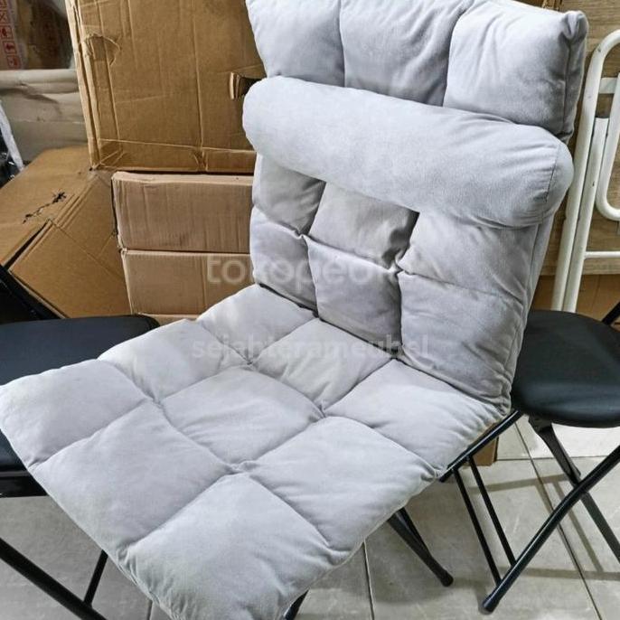 kursi lipat jok busa sofa lesehan oscar folding chair kursi cafe Promo