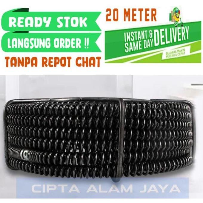 Spiral 16MM untuk Mesin Pipe Drain Cleaner - 20 Meter Promo