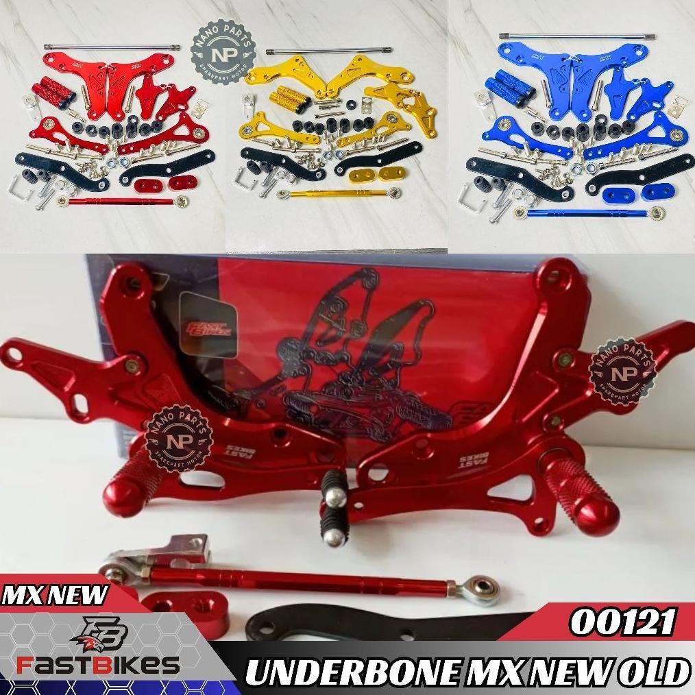 Underbone Jupiter MX New 135 Old MX King 150 Full Set Footstep Underbon Fastbikes Full CNC