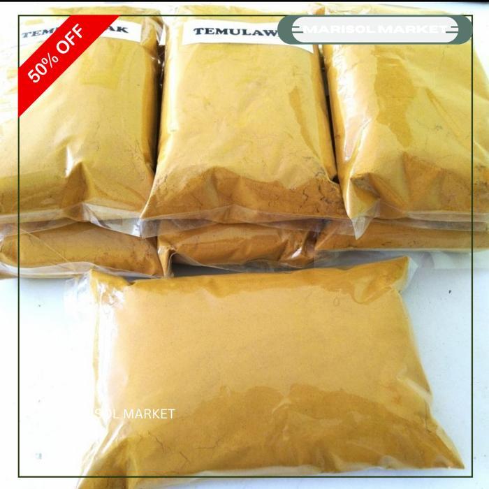 BUBUK TEMULAWAK ASLI 500GR - TEMU LAWAK BUBUK ASLI 100% TANPA CAMPURAN TERJAMIN BEST