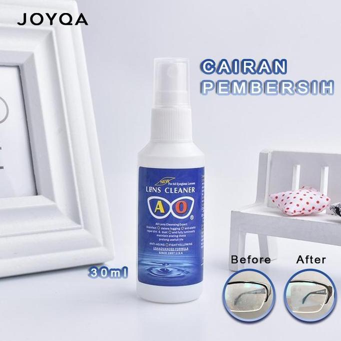Cairan Pembersih Kacamata 30ml Anti Reflek Anti Embun Layar HP Gadget Laptop