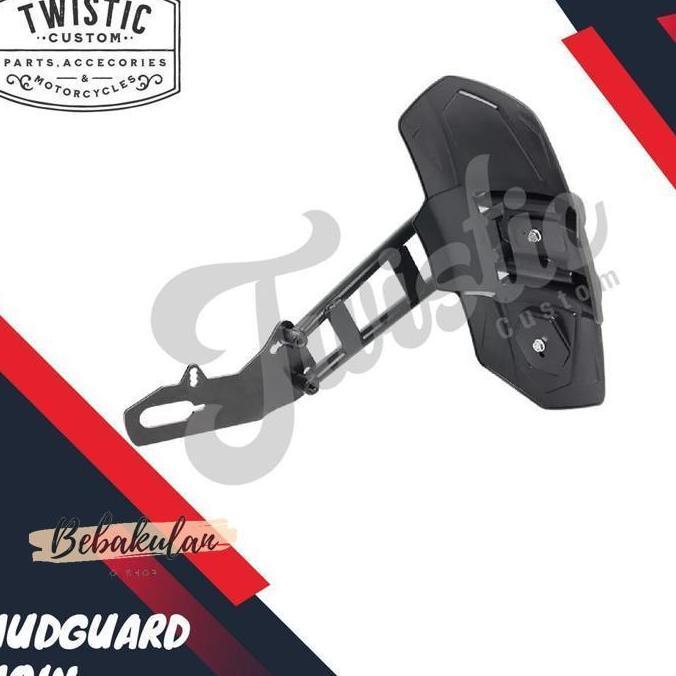 SPAKBOR MUDGUARD MOIN BELAKANG MOTOR CUSTOM UNIVERSAL TERJANGKAU ORIGINAL DAN TERPERCAYA