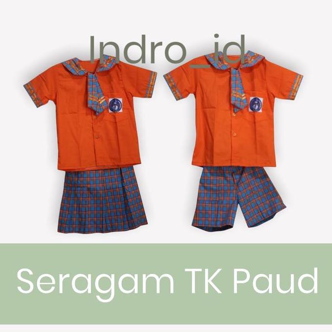 Best- SERAGAM TK PAUD ORANGE
