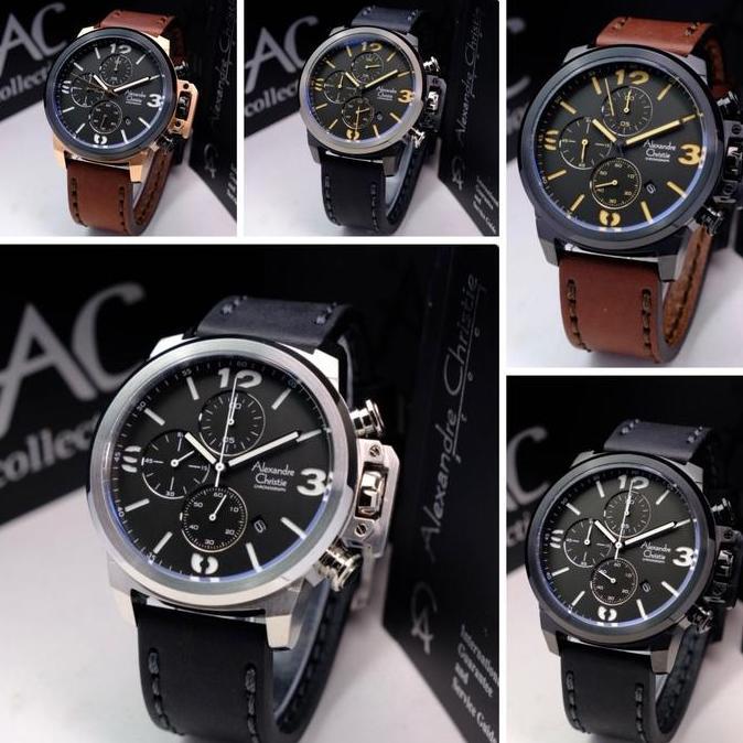 New- Jam Tangan Pria Alexandre Christie Ac 6280 Casual