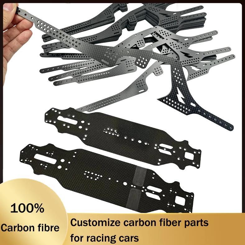 Custom RC racing carbon fiber frame carbon fiber chassis RC model RC cars RC trucks Custom RC  cars 
