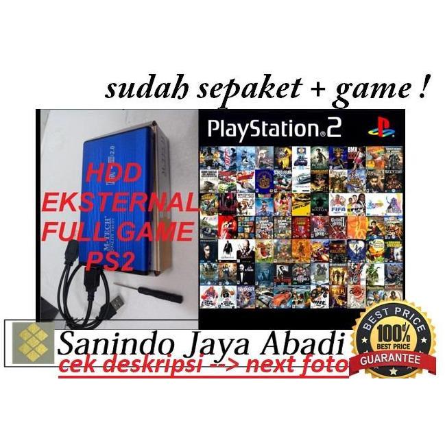 TERMURAH - Hardisk HDD Hardisk Eksternal PS2 250GB Full Game