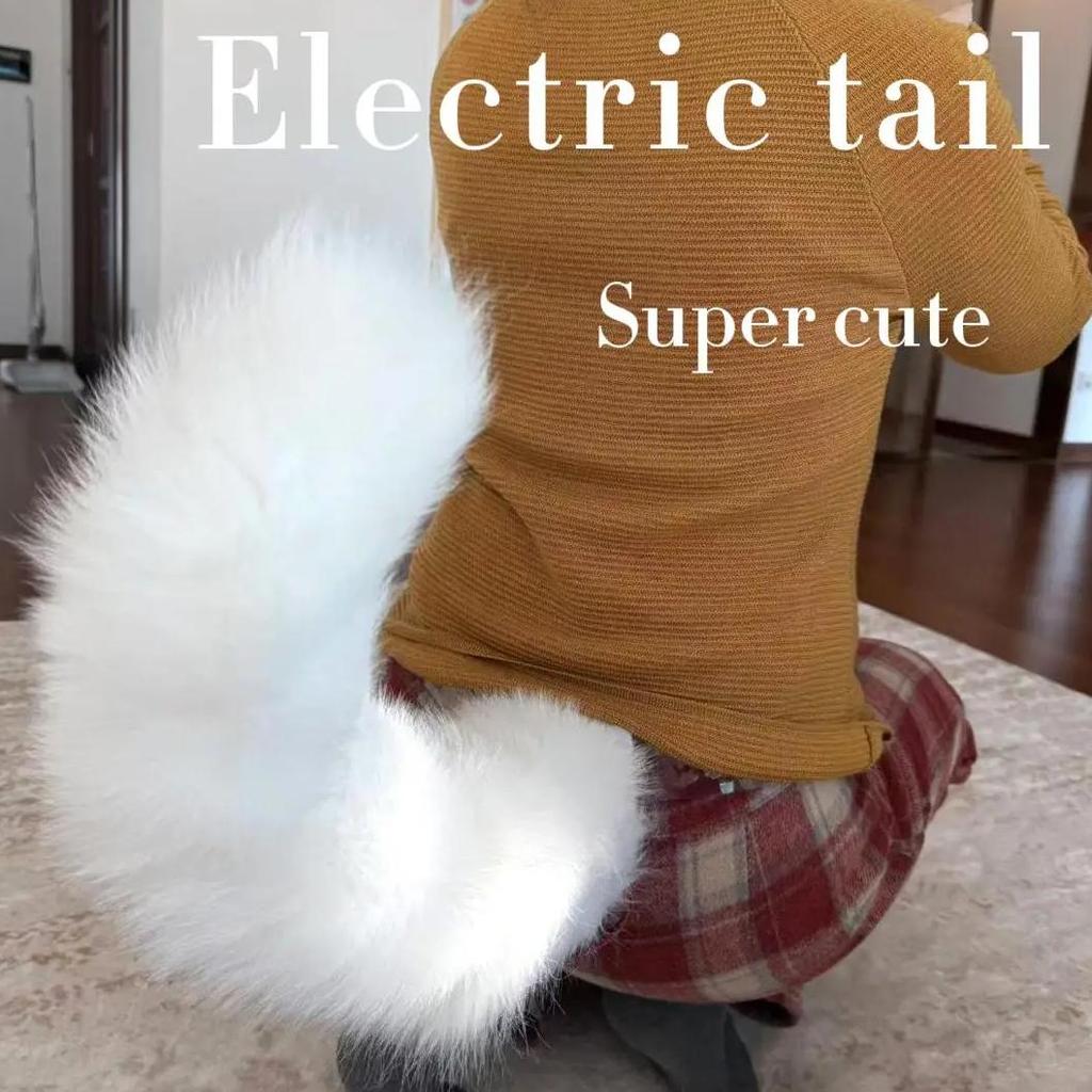Moving Tail Electronic Electric Swing Tail Cat Tail Wolf Tail Cosplay Party Atmosphere Prop
