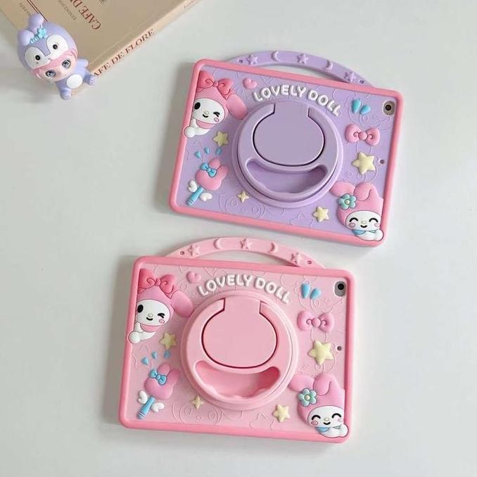 Casing Karakter Anak Bahan Silikon untuk iPad Mini 1 / Mini 2 / Mini 3 / Mini 4 / Mini 5 dengan Bonu