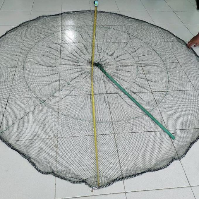 JALA IKAN, JALA LEMPAR, JALA 1,5 METER FULL MEKAR BAHAN NILON / BENANG,  JALA UDANG,  JALA SUNGAI Pr