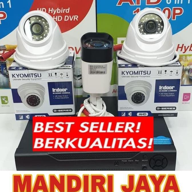 PAKET KAMERA CCTV KYOMITSU 3KAMERA HDD 500GB LENGKAP Promo