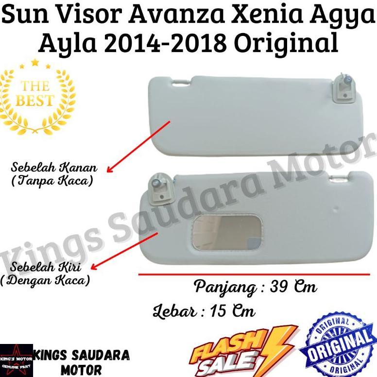 Sun Visor Mobil Avanza Xenia Agya Ayla 2014-2018 Original