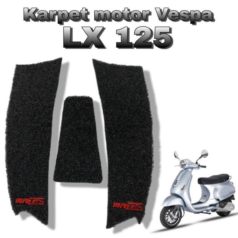 karpet motor/karpet vespa lx 125/pijakan kaki vespa lx 125/alas kaki vespa lx 125 bahan karpet mie p