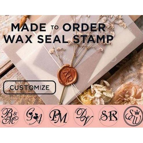 Custom Wax Seal Stamp - Costum Stempel Lilin Promo