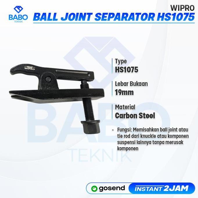 Promo Ball Joint Balljoint Separator Treker Tie Rod WIPRO HS1075 HS 1075 Diskon
