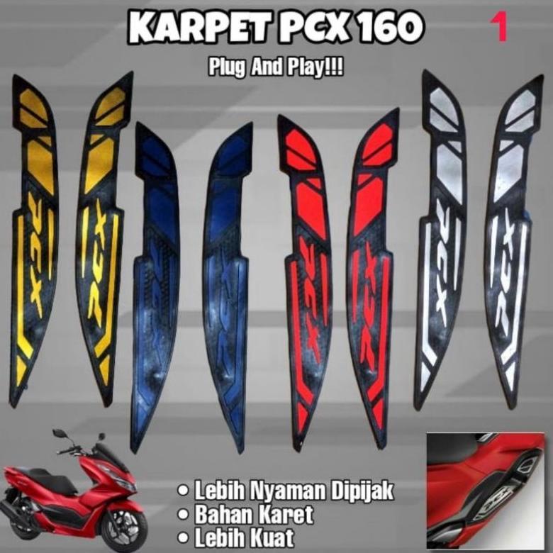 COD - karpet motor PCX 160 2021 new / PCX 150  / pijakan kaki motor new PCX 160 / Karpet  PCX 160 / 