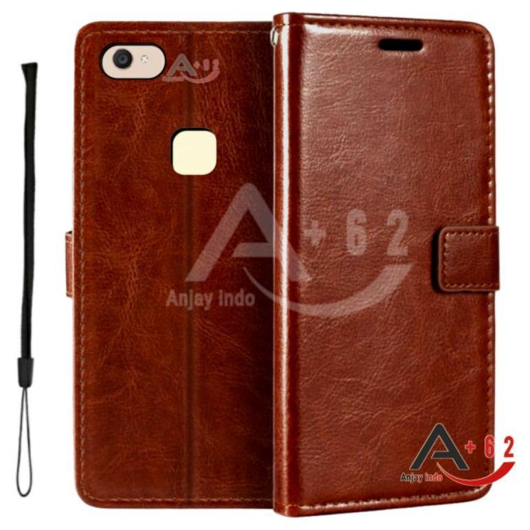 Nice- Flip Case Vivo V7 Plus ( Vivo V7+ ) 1716 1850 Casing Cover Leather Wallet Pu - Sarung Dompet K
