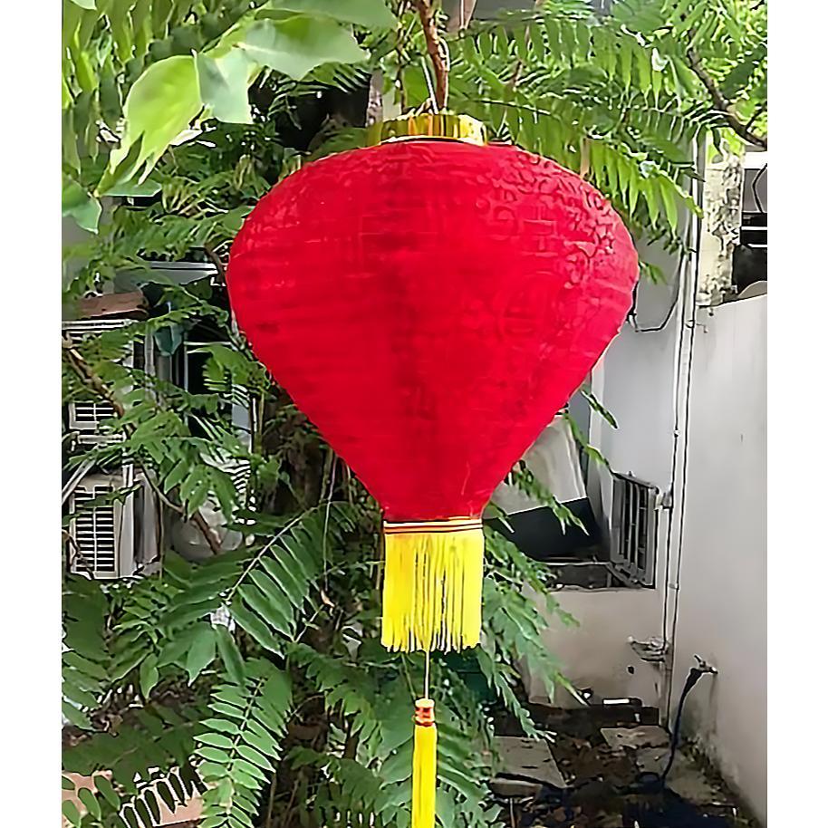 2PCS LAMPION KAIN DIAMOND LAMPION BERIAN BLUDRU FUK IMLEK Lampion Gantung Imlek Lampion Kain Sutra