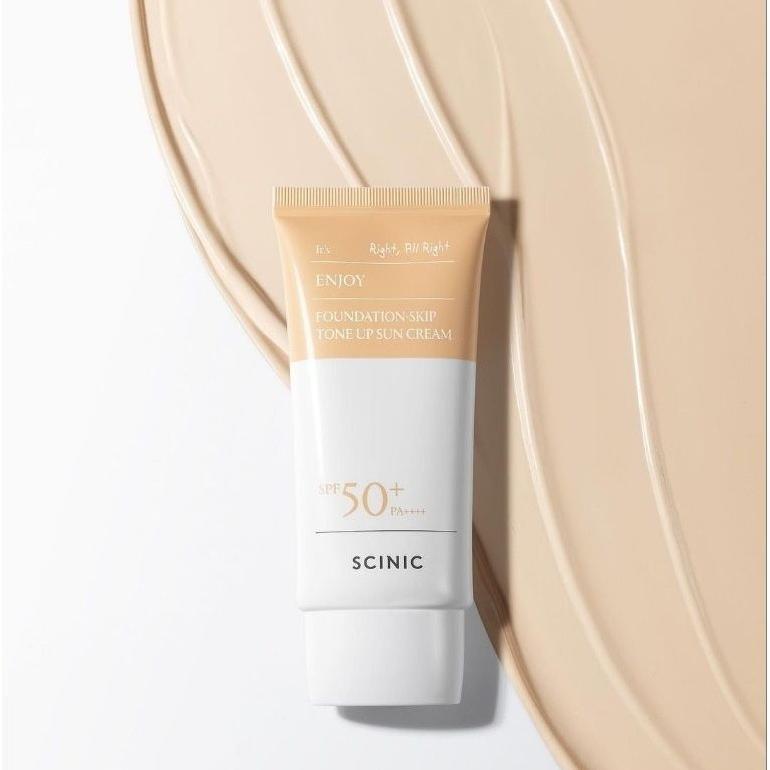 Ready SCINIC Enjoy Foundation-Skip Tone Up Sun Cream 50g