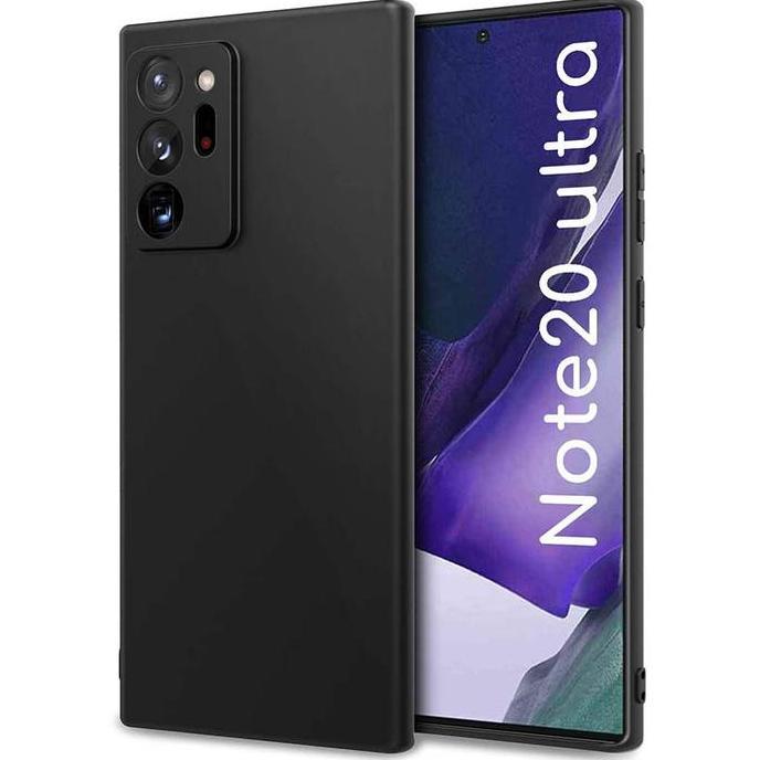 Solid TPU Case Samsung Galaxy Note 20 Ultra - for Samsung Galaxy Note 20 Ultra - Camera Cover Black 