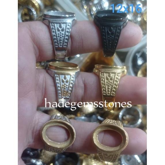 Cute- Ring Emban Titanium Super Kualitas Dim 12X16