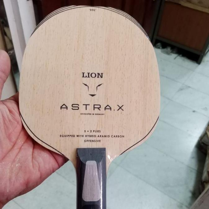 KAYU BET TENIS MEJA LION ASTRA X OFF CARBON ORIGINAL