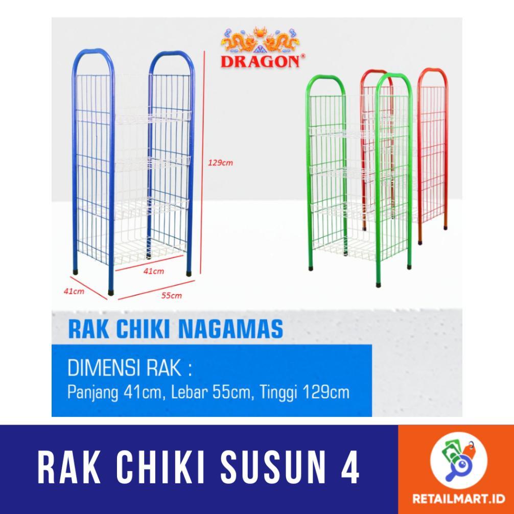 RAK CHIKI/SNACK/SERBAGUNA JUMBO SUSUN 4