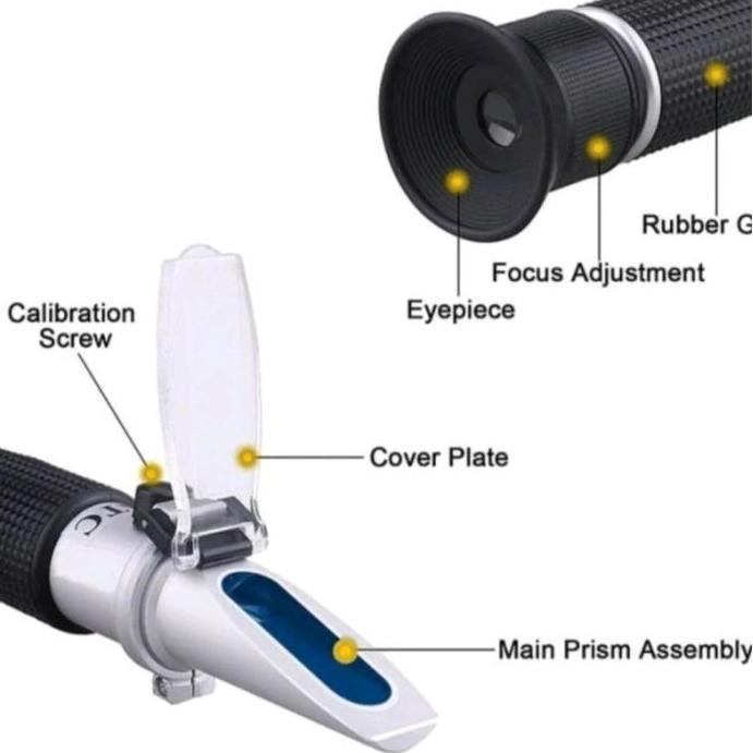 Yxyg- Salinity Refraktometer Alat Ukur Kadar Garam Refraktometer Atc 0-100 %