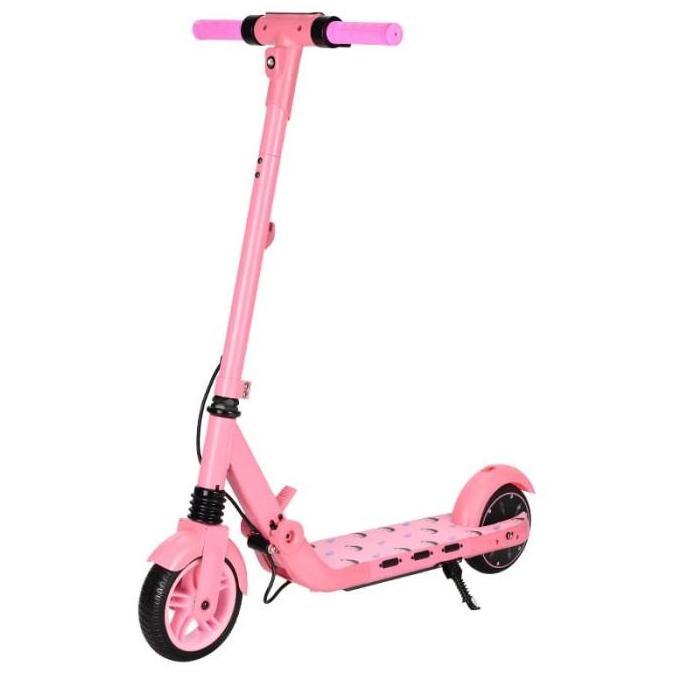 Terlaris Audrey Kids Electric Scooter Ad001 6.5 Inch / Skuter Listrik Anak - Pink