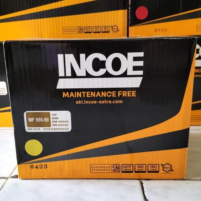 Promo Aki mobil Chevrolet TRAX 555-59 55559 INCOE MF Aki Kering Diskon