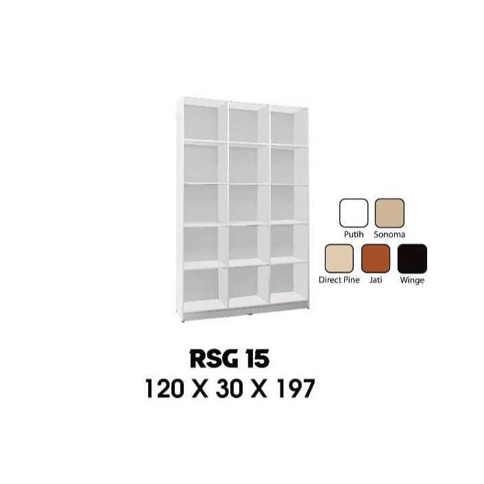 Rak loundry /RSG 15/Rak Serbaguna / Rak Multifungsi / Rak Buku / Rak Display / Rak Helm - RSG 15- SE