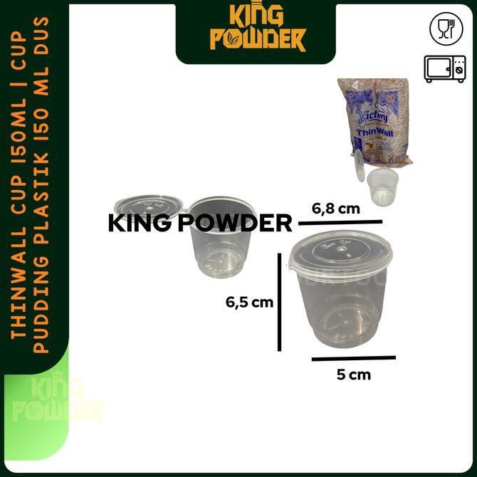 Good- THINWALL CUP 150ML | CUP PUDDING PLASTIK 150 ML