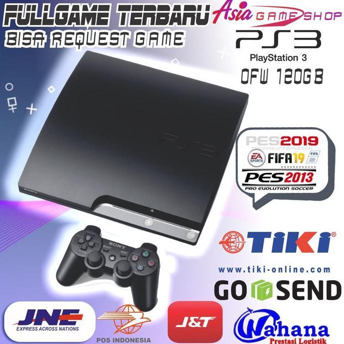 Terlaris Playstation3 Ps3 Slim Ofw 120Gb Fullgame Terbaru