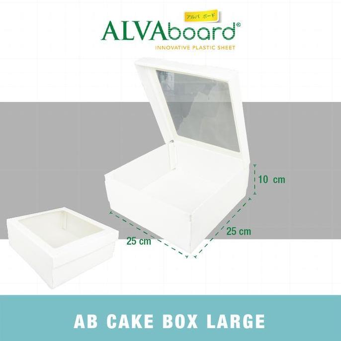 Good- ALVAboard Window Cake Box, Kotak Kue Mika Food Grade