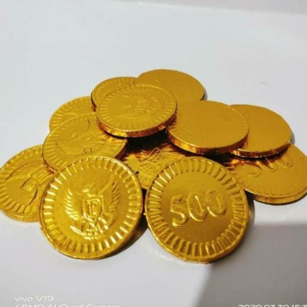 Good- Coklat Koin Emas Dollar isi 200pcs