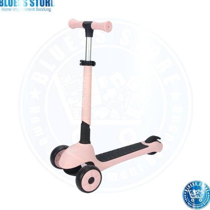 Terlaris Paso Skuter Isporter M6 Pink Skuter Anak Otoped Skuter Lipat Scooter