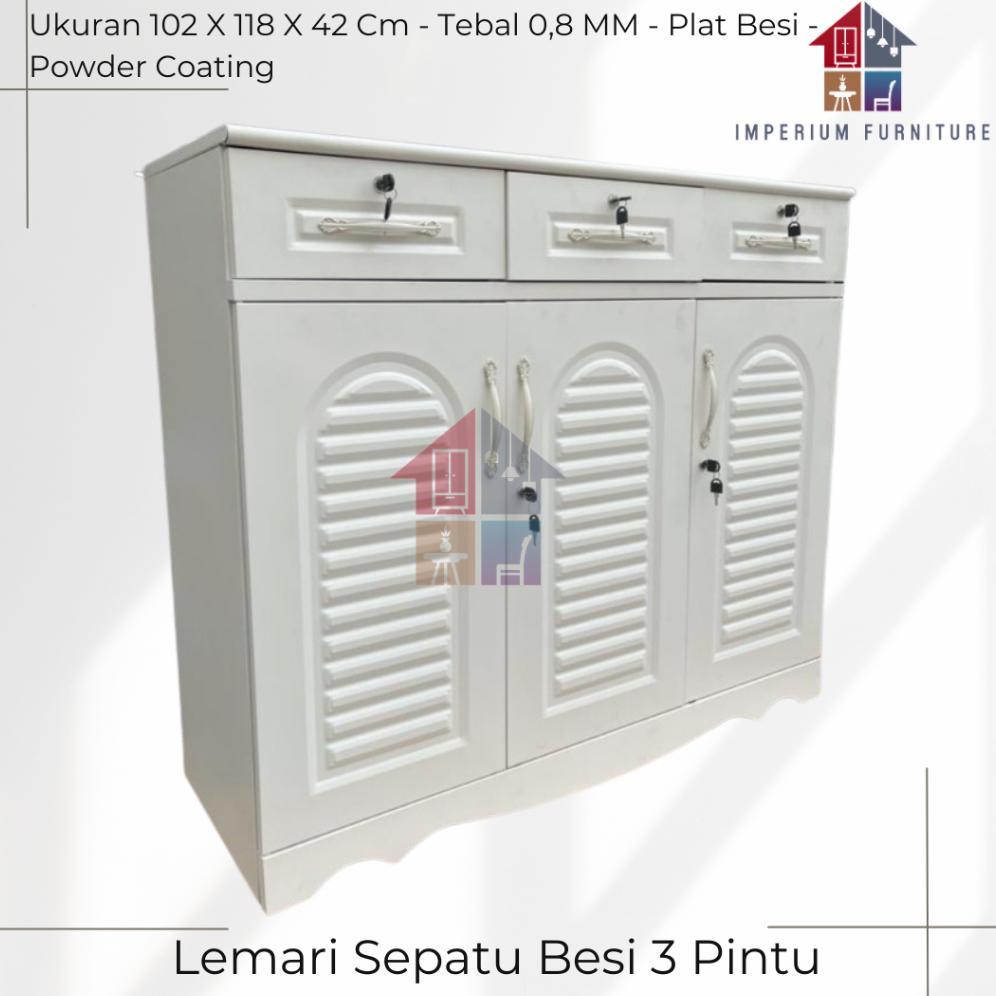 Lemari Sepatu Besi / Lemari Sepatu / Lemari Besi / Lemari Serbaguna Besi / Rak Sepatu / Rak Sepatu B