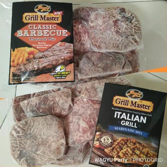Daging Sapi Steak Wagyu Paket Bumbu Marinade Murah Dropship Bandung