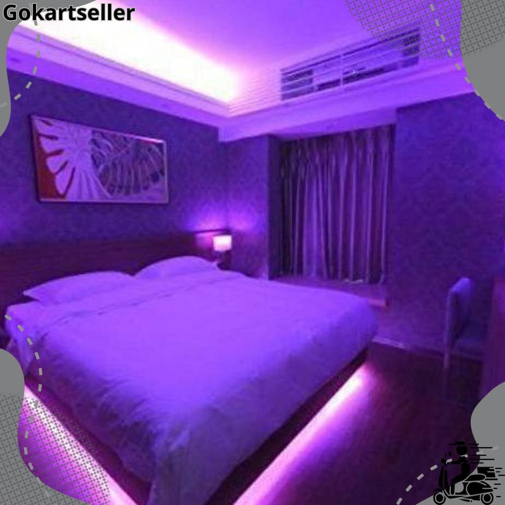 [Waterproof] Lampu led strip rgb 16 warna lampu kamar neon tiktok Ready