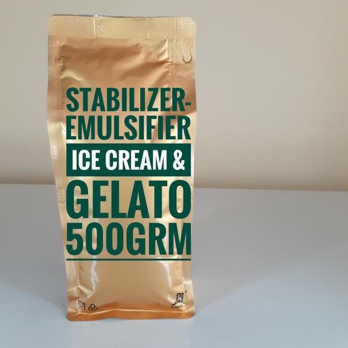 Stabilizer-Emulsifier Es Krim, Ice Cream & Gelato [GOLD] - 500grm