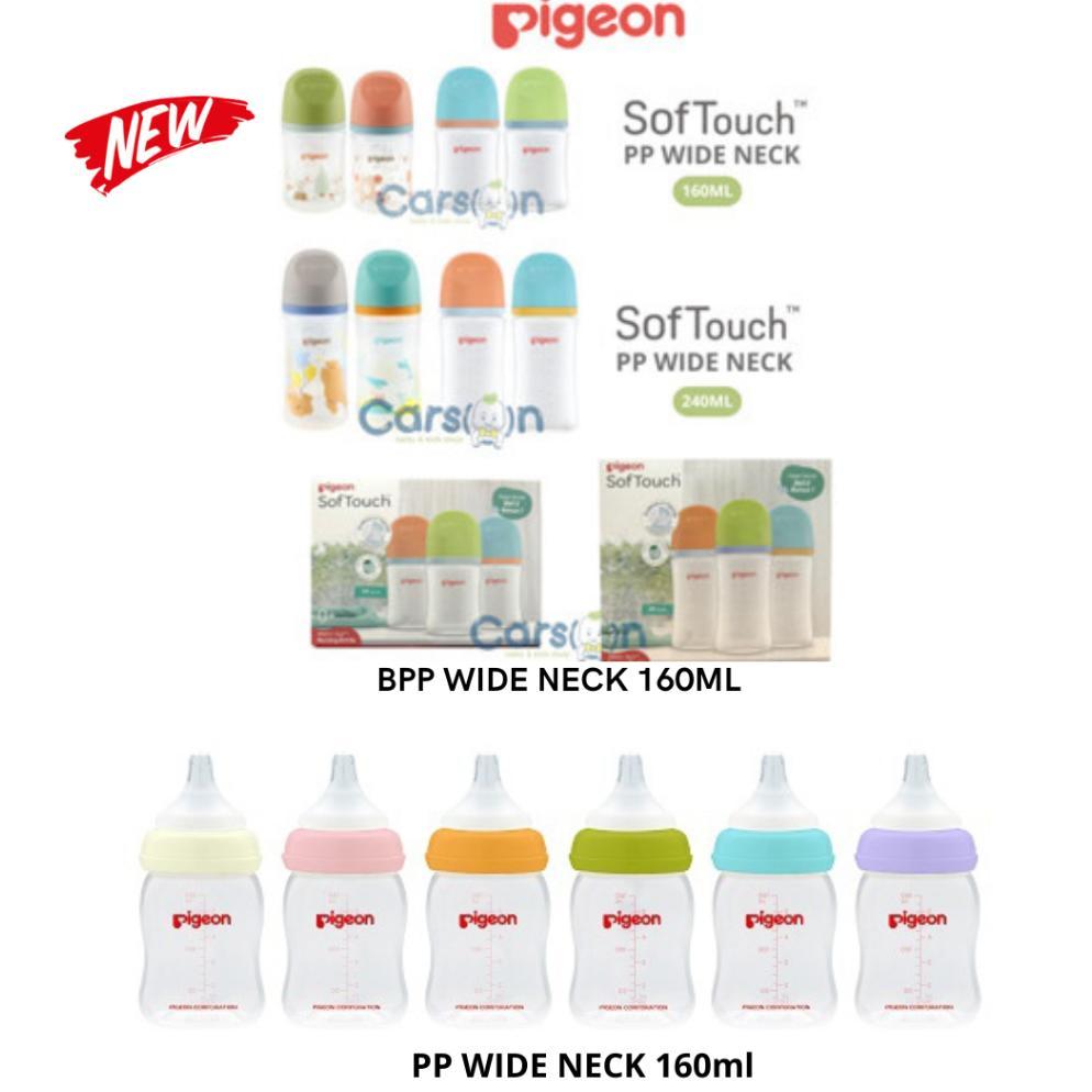 Botol Susu Bayi Pigeon 160 ml |Pigeon Peristaltic Plus Wide Neck 160ml|Bottle Pigeon Wide Neck 160ml