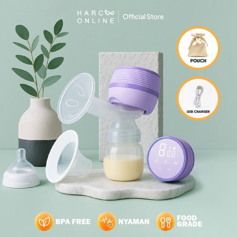 HARCOO ONLINE - Pompa ASI Pumping Asi Elektrik Breastpump Tanpa Kabel Portable Tanpa Rasa Sakit