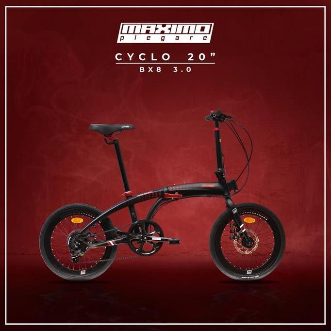 Terlaris Sepeda Lipat Maximo Piegare 20 Inch Cyclo Bx8 3.0 Outdoor